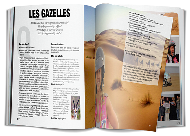 Double page Les Gazelles