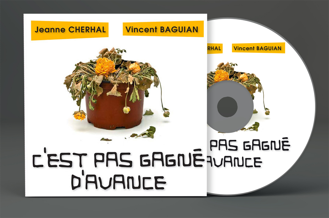 Jaquette CD 2 titres Jeanne Cherhal / Vincent Baguian