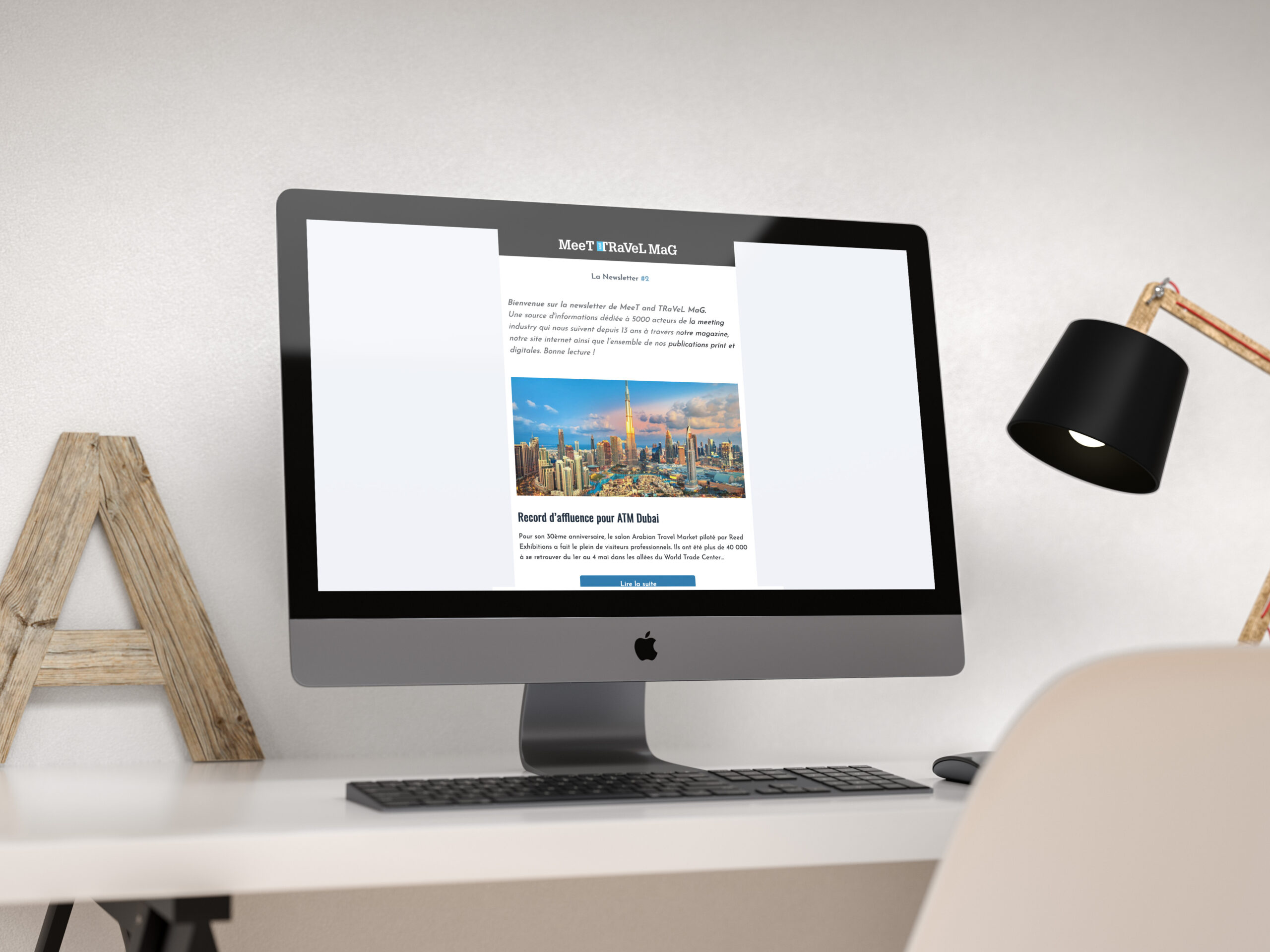 Newsletter pour Meet & Travel